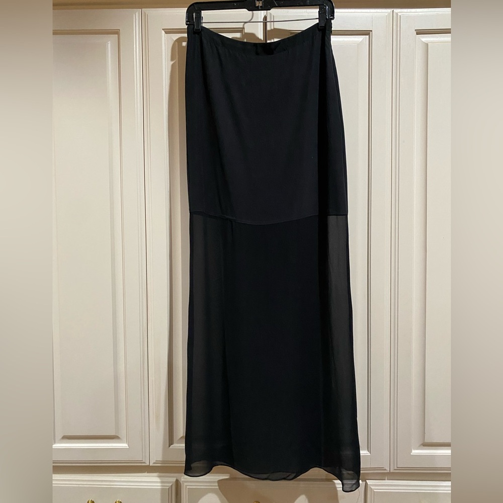 T by Alexander Wang Black Maxi Skirt